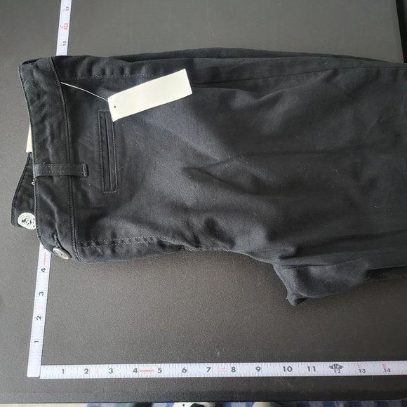 NWT So Juniors Black Skinny Stretch 31" Inseam Uniform Pants Size 15 Neutral… - Picture 7 of 13